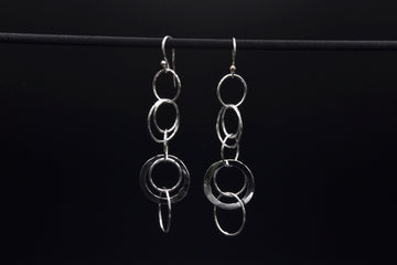 Silver Hoops Earrings