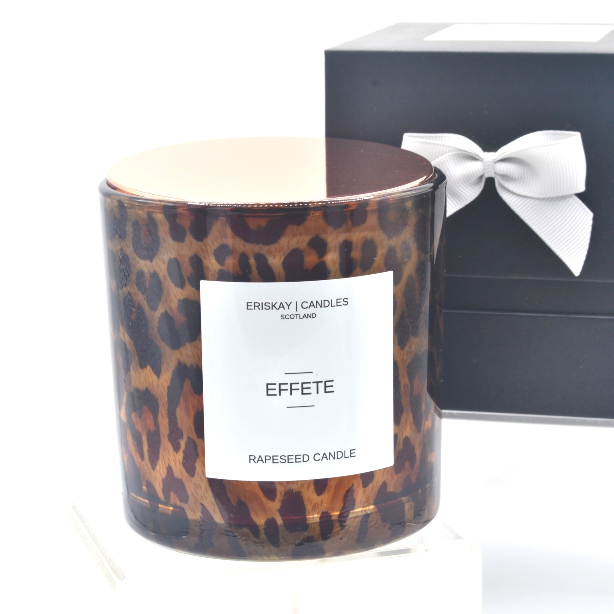 Eriskay Leopard Candle in Effete