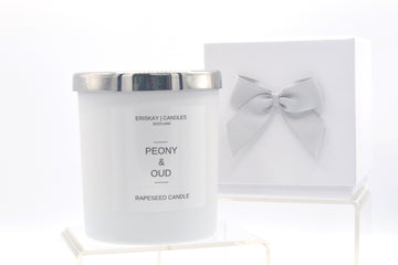 Eriskay Candle in Peony & Oud