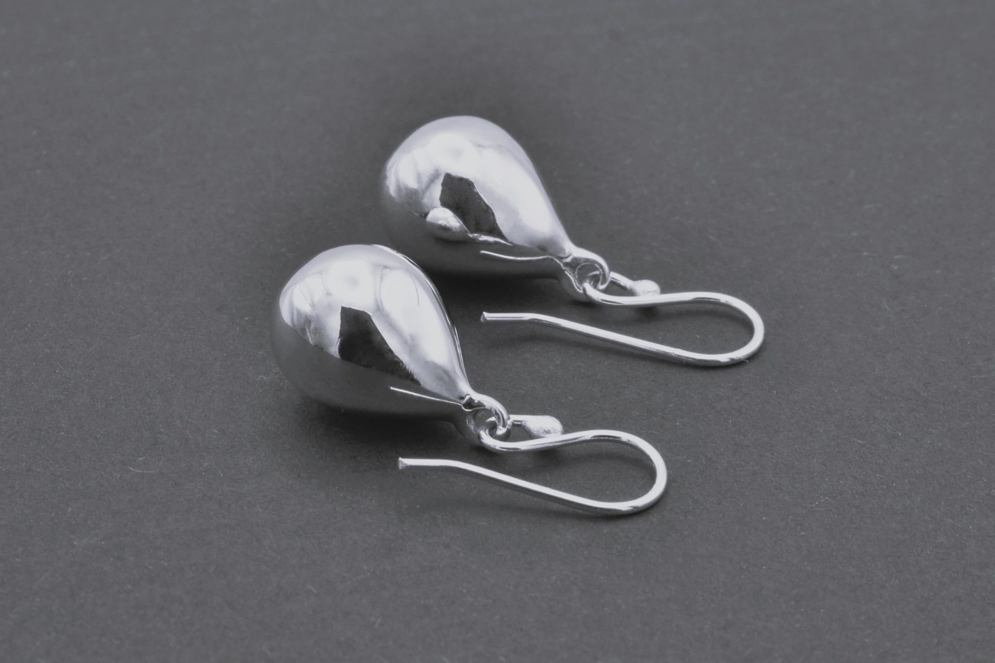 Silver Teardrop Earrings