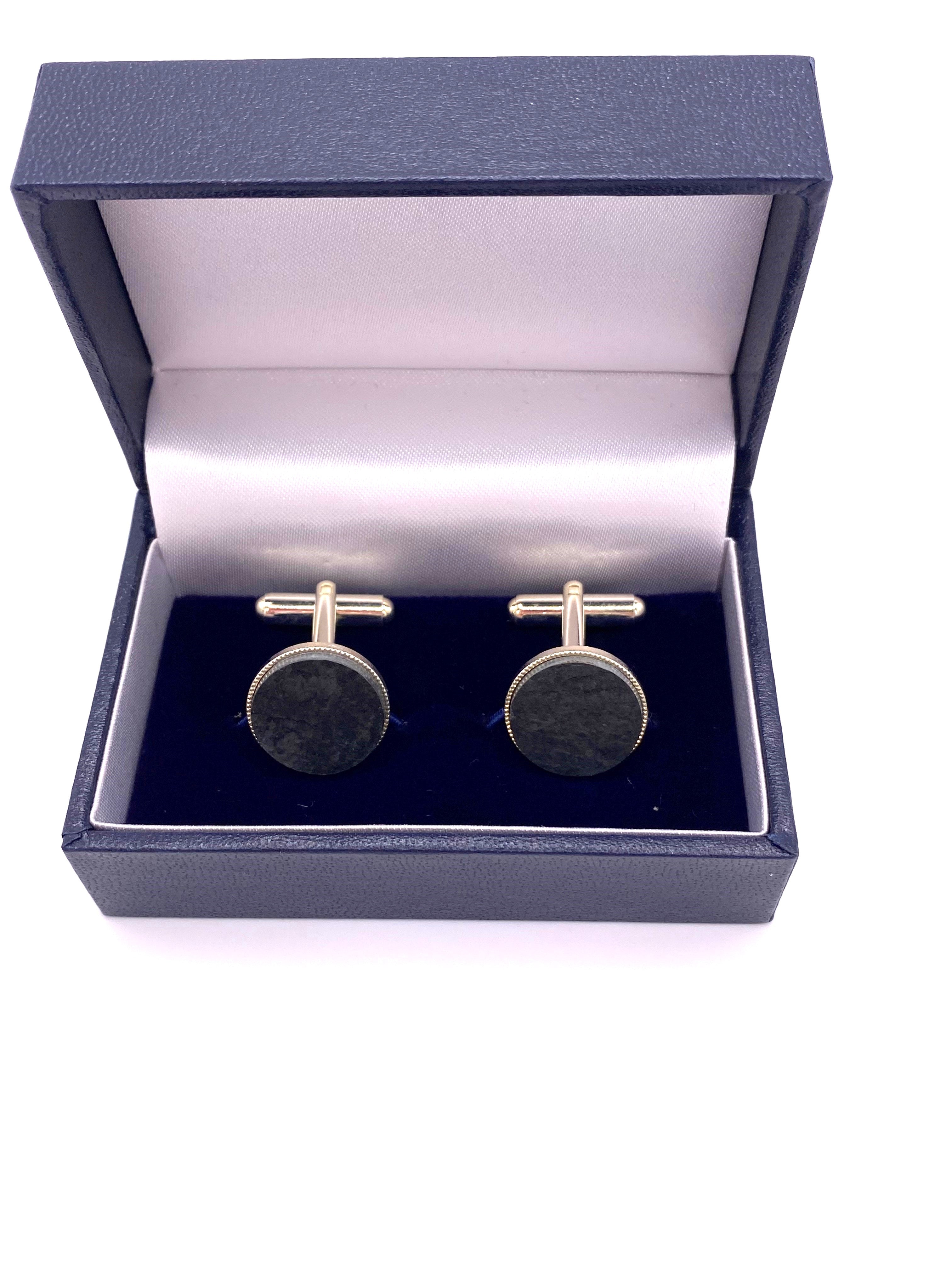 Silver 2025 plated cufflinks