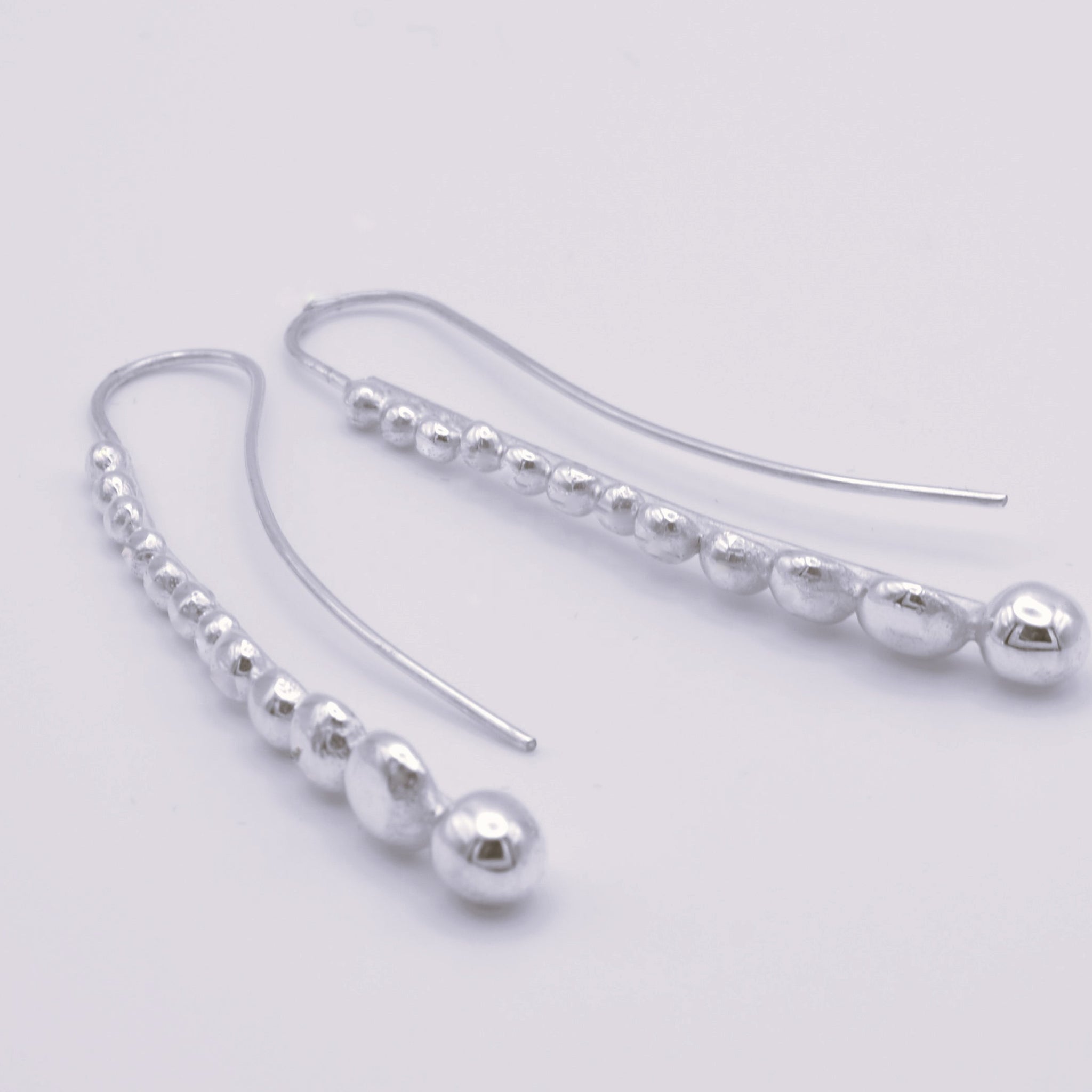 Silver Ball Earrings